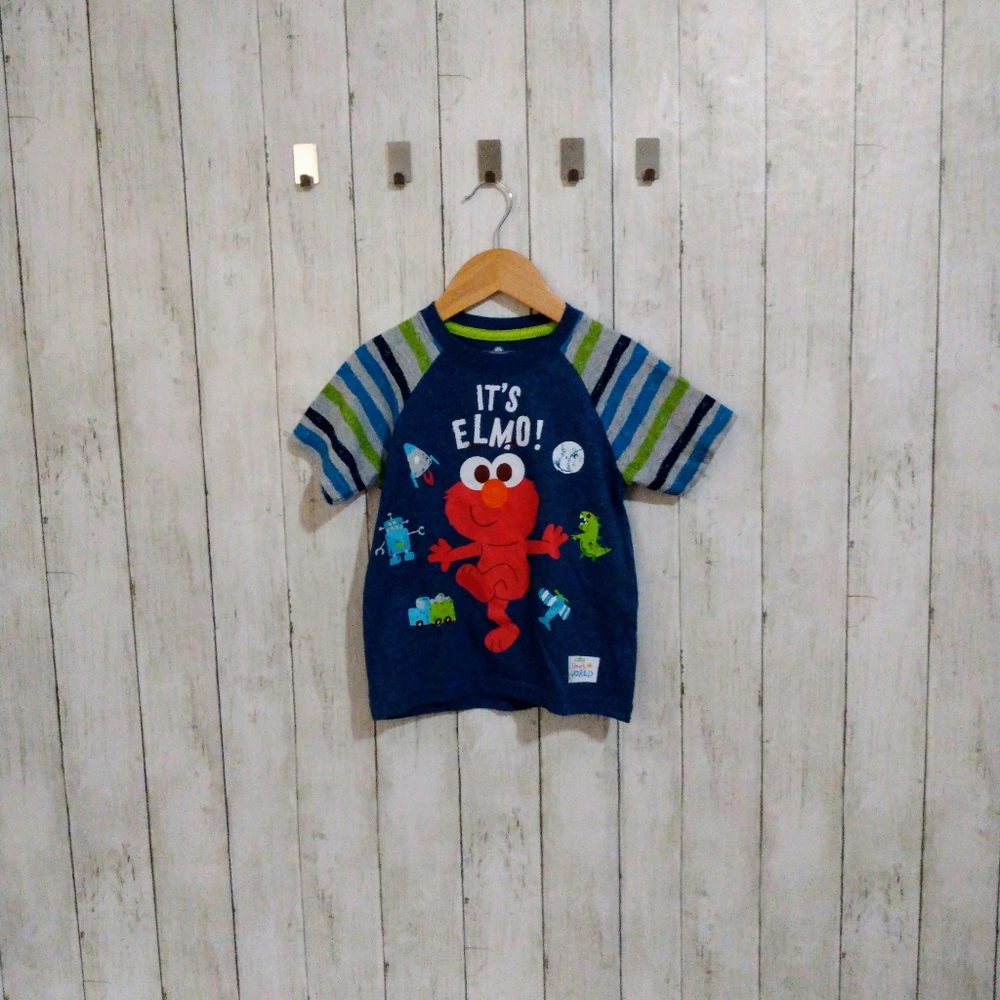 Sesame street Elmo 4T Short Sleeve Shirt